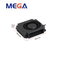 Kipas pendingin Blower 40x40x10mm, kipas pendingin 4010 5v 12v 40mm