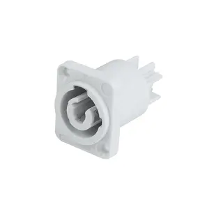 Powercon Connector 3 Pin Gray PowerCon Female Panel Mount Connector for Stage Lighting Power Connecting