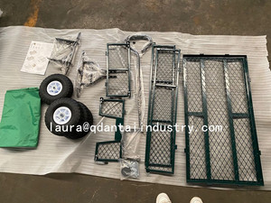 2025 New Style Garden Trolley <b>Cart</b> with 4 Four <b>Wheels</b> - Product Image 4