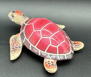 Sea Turtle Refrigerator Blue <b>Sand</b> Magnets Set of 4 - Assorted Resin Beach Design - Product Image 1