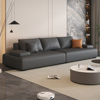 Canapé droit 3 places de style crème moderne, canapé rembourré en tissu moelleux de qualité supérieure pour salon et appartement