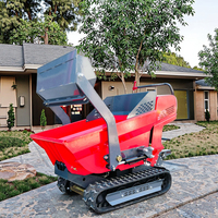 VOLNOS Dumper à Chenilles Mini-Pelle sur Chenilles Moteur Crawler Faible Prix avec Pelle Charge Utile 500 kg