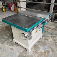 Machine à découper le bois horizontale Vortek MJ112.51, scie circulaire à table, table coulissante inclinée à 45 degrés, moteur 220V/380V 3kW