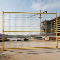 Panneaux de clôture de chantier temporaires à soudure complète YC avec plaque de base amovible – Clôture de chantier durable et sécurisée