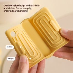 Couvre-poignée de casserole en silicone, résistant à la chaleur, antidérapant, sans BPA, accessoires de cuisine, logo personnalisé, <span class=keywords><strong>rectangulaire</strong></span> - Product Image 3