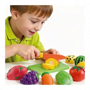 Ensemble de jouets de cuisine pour enfants, fruits et légumes à découper, jouets en plastique de la marque Toysrunner, pour les enfants de 12 ans et plus - Product Image 6