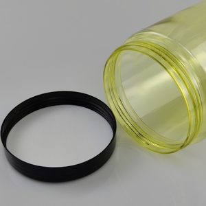 BPA Free Food Grade Eco-Friendly Clear Plastic Jar Empty Tablets Pills Packaging Container with Customized Capacity