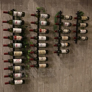 tienda pared instalada metal expositor para botella de <span class=keywords><strong>vino</strong></span> <span class=keywords><strong>tinto</strong></span> - Product Image 1