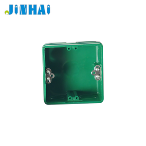 人気商品 1ギャング カスタムエンクロージャー <span class=keywords><strong>PVC</strong></span>埋め込み型プラスチックジャンクションボックス 保護 83x83x50mm ポータブル - Product Image 2