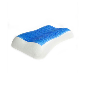 <b>Memory</b> Foam Gel <b>Pillow</b> 66x40x12cm Cool Touch Sleep Support Rectangle Solid Color Lumbar Relief <b>Pillow</b> - Product Image 2