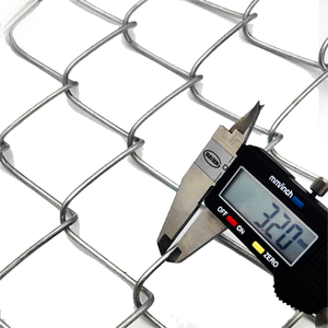 Заводская цена, стальной сетчатый забор, Алмазный сетчатый забор, оцинкованный цепной забор - Product Image 4