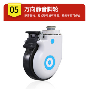 Lit médical Youjian à courbes complètes, manivelle manuelle, pour soins aux personnes âgées, avec support dorsal et des pieds réglables - Product Image 4