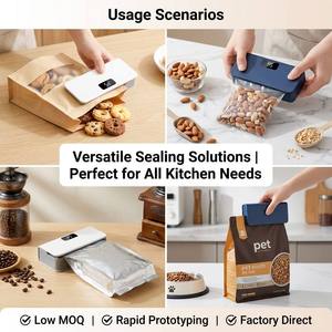 Scelleuse thermique <span class=keywords><strong>portable</strong></span> OEM mini, logo personnalisé, scelleuse numérique pour emballages alimentaires, café, collations - Product Image 1
