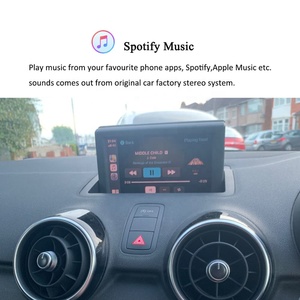 A1 Q3 <span class=keywords><strong>RMC</strong></span> MMI inalámbrico de Apple CarPlay módulo para AUDI 2012-2018 jugar Android Auto actualización con Panel de pantalla táctil enlace espejo - Product Image 6