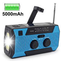 Banco de Energía de Alta Capacidad de 5000 mAh con Función de Carga Rápida Tipo-C, Preparación para Desastres, Plástico ABS, Radio de Emergencia NOAA