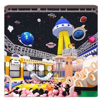 Éclairage et systèmes sonores pour aires de jeux intérieures avec filet de protection - Conception personnalisée d'ambiance et d'atmosphère pour usage commercial