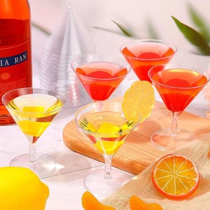 Bicchierini Monouso in Plastica Trasparente da 80ml 2oz per Dessert, Martini, Cocktail, Parfait, Vino e Shot - Product Image 3