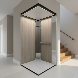 <span class=keywords><strong>Ascensor</strong></span> Residencial de Seguridad para Pasajeros, Cabina Panorámica Moderna de Vidrio para Viviendas y Apartamentos de 1-3 Pisos - Product Image 6