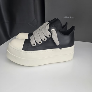 Zapatos Casuales de <span class=keywords><strong>Mujer</strong></span> con Suela Gruesa y Cordones Gruesos, Color Caramelo, Personalizados, de Cuero, Color Sólido, Talla Grande, Novedad 2026 - Product Image 1