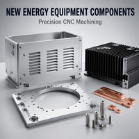 Usinage CNC personnalisé en acier inoxydable et aluminium pour la fabrication de composants de précision pour les équipements d'énergie nouvelle, fabricant OEM