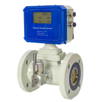 Anti-corrosion Gas Turbine Flowmeter for Biogas Coal Gas Propane LPG Auto Temp Pressure Compensation Gas Flow Totalizer