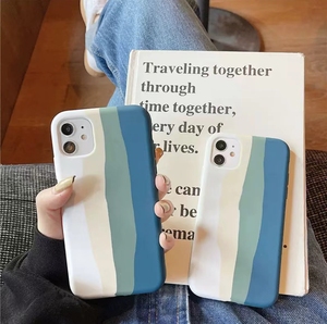 เคสโทรศัพท์ TPU ซิลิโคนลายรุ้งด้านหลังกันกระแทกสำหรับ iPhone 13 12 PRO MAX R S MAX SE - Product Image 4