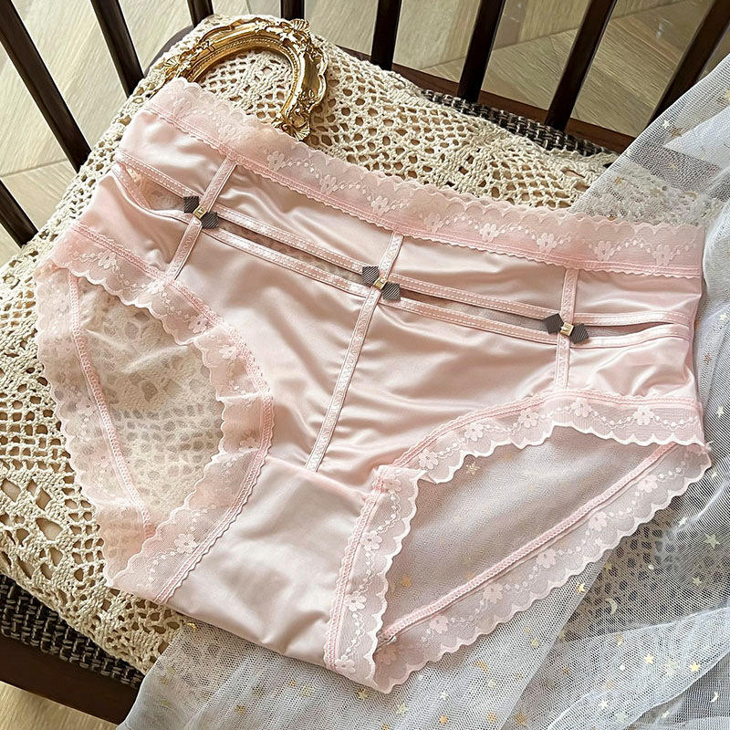 Wholesale Women's Underwear Delicate and Sexy Lace Mesh Triangle Underwear for Women