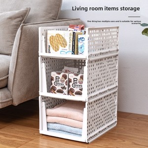 <span class=keywords><strong>Étagère</strong></span> de rangement pliable en plastique blanc à tiroirs, idéale pour chambre et placard, organisateur de rangement, séparateur de rangement - Prix de gros - Product Image 3