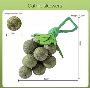 Jouet à mâcher pour <span class=keywords><strong>chat</strong></span> Gestionnaire d'émotions Colza Bâton d'<span class=keywords><strong>herbe</strong></span> suspendu Conception anti-chute Menthol Phéromone Fruit Double <span class=keywords><strong>effet</strong></span> pour - Product Image 3