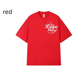 เสื้อยืดผู้ชายผ้าคอตตอนเนื้อนุ่มผสม100% 230ก. เสื้อยืดระบายอากาศไม่เป็นรอยปักโลโก้ที่มีเอกลักษณ์ - Product Image 4