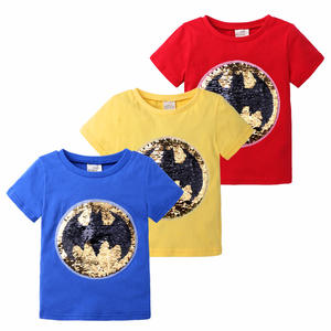 Summer Trendy Casual Boys T-Shirt 100% Cotton New Korean Cartoon Design Comfortable Short-Sleeve Versatile Kids' <strong>Clothing</strong> - Product Image 1