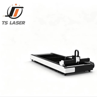 Découpeuse laser à fibre à plateforme ouverte robuste 6020 pour tôles métalliques avec armoire de commande séparée