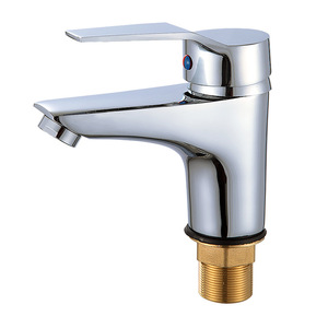 Single Hole Basin Faucet <b>Copper</b> Body Deck Mounted Single <b>Handle</b> 6007 - Product Image 4