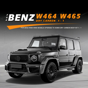 Kit carrosserie large en carbone <span class=keywords><strong>sec</strong></span> style BraB800 pour <span class=keywords><strong>Mercedes</strong></span> Benz G W465 G350 G500 G63 2025 – Améliorez votre véhicule avec ce kit de pare-chocs - Product Image 2