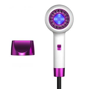 مجفف شعر ذكي بالأشعة تحت الحمراء البعيدة عالي القدرة مع ضوء أزرق وتقنية الأيونات السالبة، أداة تصفيف شعر مريحة وأنيقة - Product Image 2