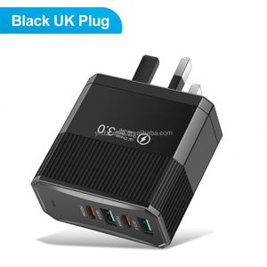 Cargador de Pared USB C Tipo C PD de 4 Puertos QC3.0, Cargador Rápido Portátil de Viaje para Teléfono Inteligente para iPhone - Product Image 1