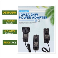 Adaptateur secteur universel 12V 24V UK EU US AU Plug 12V1A Adaptateur AC DC Wall Power Supply AC 100-240V