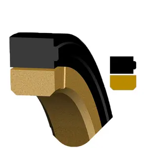 SRS rod buffer seal Hydraulic seal designed to be utilized in conjunction with a primary pressure seal