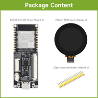 Aismartlink WAVESHARE ESP32-S3 RGB LCD Driver Board Development Board Dilengkapi Prosesor Dual-Core LX7 32-Bit 240MHz 8MB PSRAM