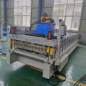 자동 TR4 TR5 TR6 타일 만들기 시트 루핑 기계 골판지 알루미늄 TR4 TR5 TR6 롤 성형 기계 - Product Image 4