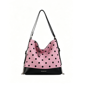 Sacs pour femmes, sac fourre-tout Maraud en jacquard papillon, sac à bandoulière à pois grande capacité, sac panier tissé à porter en bandoulière