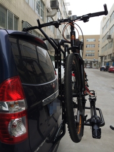 Portador trasero de aluminio para exteriores, <span class=keywords><strong>Bola</strong></span> de <span class=keywords><strong>remolque</strong></span> para coche, portabicicletas montado en la parte trasera, portabicicletas para 3 bicicletas - Product Image 5