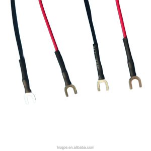 Câble en cuivre étamé personnalisé OEM 12V IP20 400mm Adaptateur 1*0.5mm Faisceau de câblage électronique avec borne annulaire PVC - Product Image 3