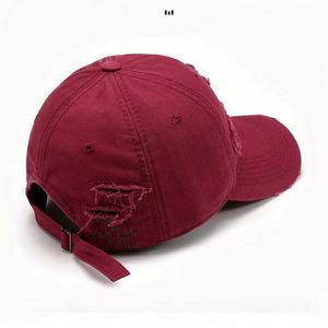 Casquette de baseball déchirée personnalisable avec logo brodé 3D, nouvelle collection, pour femmes et hommes, tendance, effet usé - Product Image 5