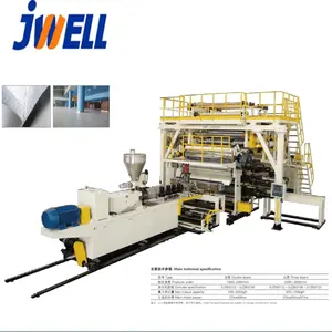 Slijtvastheid Milieu Homogene Waterdichte Pvc Vinyl Pp Pe Roll Extruder Machine