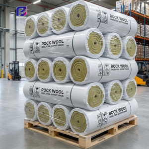 Couverture isolante en <span class=keywords><strong>laine</strong></span> <span class=keywords><strong>de</strong></span> <span class=keywords><strong>roche</strong></span> industrielle 120 kg/m³ – Rouleau <span class=keywords><strong>de</strong></span> <span class=keywords><strong>laine</strong></span> minérale haute température <span class=keywords><strong>pour</strong></span> chaudière à vapeur et conduite thermique - Product Image 4