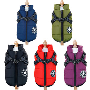 Winter Hot Sale Pet Harness Custom logo Designer <b>Dog</b> Winter Jackets Windproof <b>Clothes</b> for <b>Dogs</b> - Product Image 1