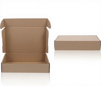 Cajas de Cartón Marrón, Cartón Corrugado para Empaquetado de Pequeñas Empresas y Envíos Postales