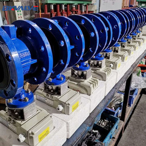Factory Supply DN600 24 Inch Ductile Iron Motorized Double Flange Price List Free Shipping - Product Image 2
