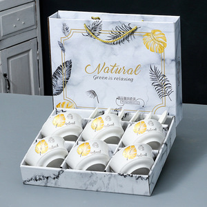 Household Bowl White Porcelain Gift Box Gift-Giving Ceramic <b>Dinnerware</b> <b>Set</b> - Product Image 1